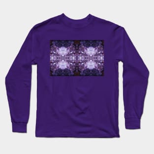 Geometric Pattern of Light Garlands Long Sleeve T-Shirt